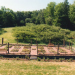 This vegetable garden was built to the specifications of the architect homeowner.